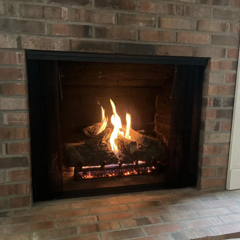 Vented Gas Logs Installation — Quick Chimney